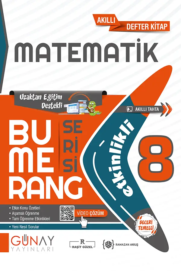 Günay Bumerang- 8. Sınıf LGS Matematik Soru Bankası Tavsiyeleri