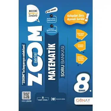 Günay Zoom- 8. Sınıf LGS Matematik Soru Bankası Tavsiyeleri
