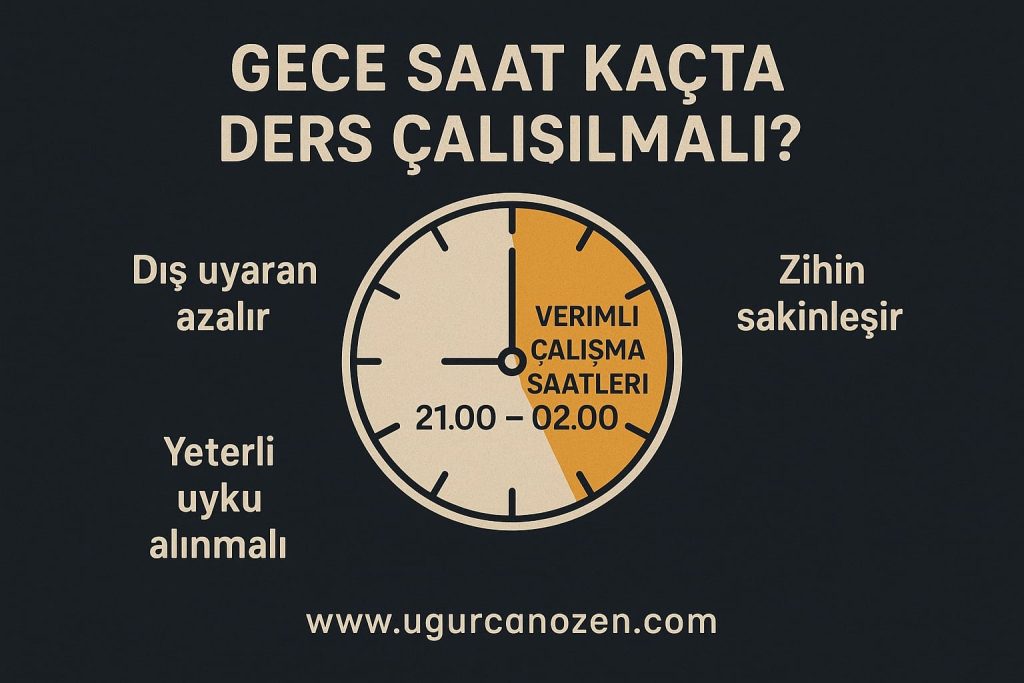 Gece Saat Kaçta Ders Çalışılmalı
