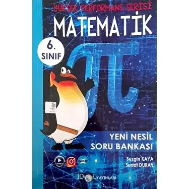 İdol Yayınları Yüksek Performans 6. Sınıf Matematik Soru Bankası Kapağı