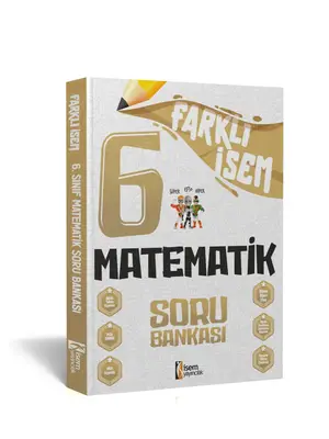 Farklı İsem 6. Sınıf Matematik Soru Bankası Kapağı