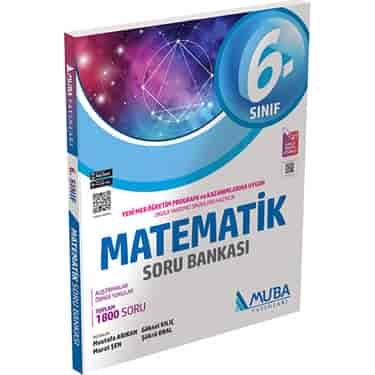 Muba Yayınları 6. Sınıf Matematik Soru Bankası Kapağı - 6. Sınıf Matematik Soru Bankası Önerileri