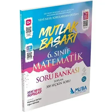 Muba Yayınları Mutlak Başarı 6. Sınıf Matematik Soru Bankası Kapağı