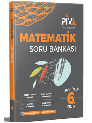 Piva Yayınları 6. Sınıf Matematik Soru Bankası Kapağı