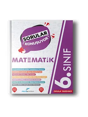 Pruva Akademi 6. Sınıf Matematik Soru Bankası Kapağı