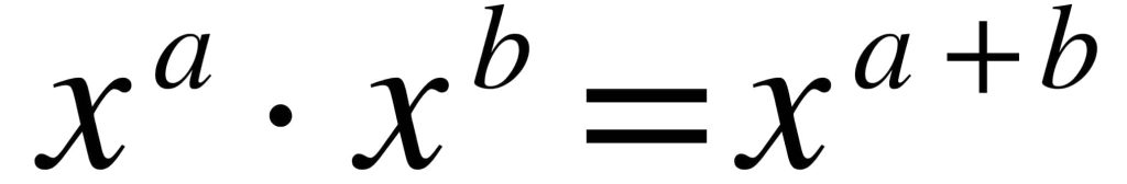 Tabanları Aynı Olan üslü sayıların çarpımı Formülü