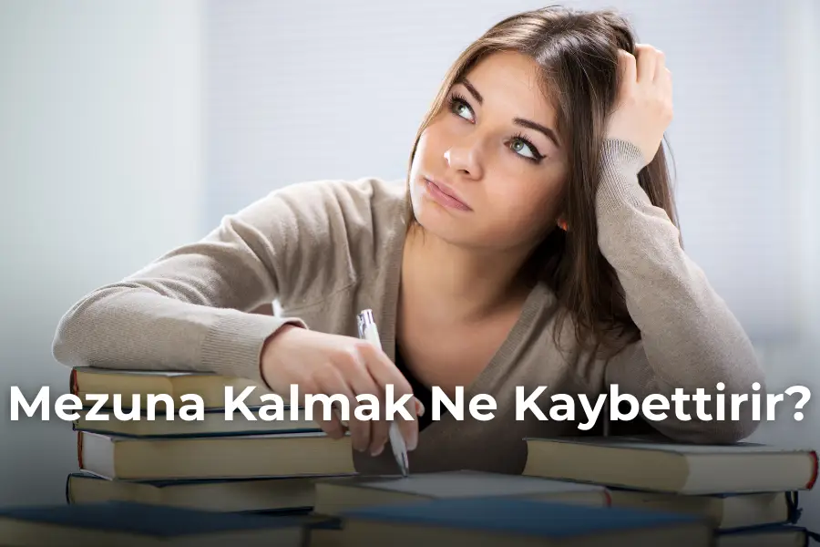Mezuna kalmak ne kaybettirir diye düşünen kız öğrenci