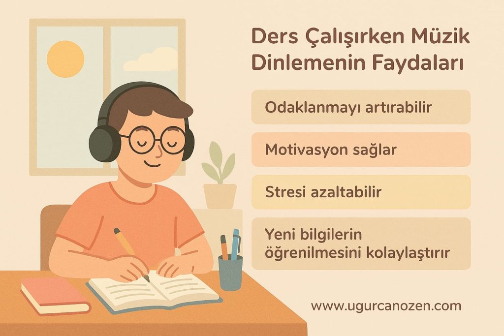 Ders Çalışırken Müzik Dinlemenin Faydaları