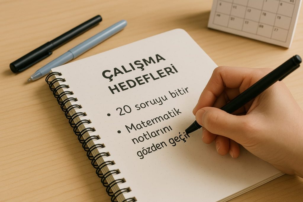 Ders Çalışma İsteği İçin Hedef Belirle