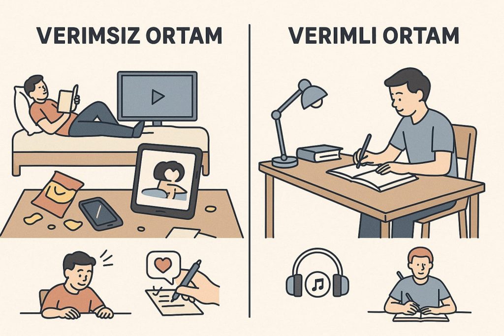 Verimli ve Verimsiz Ders Çalışma Ortamı