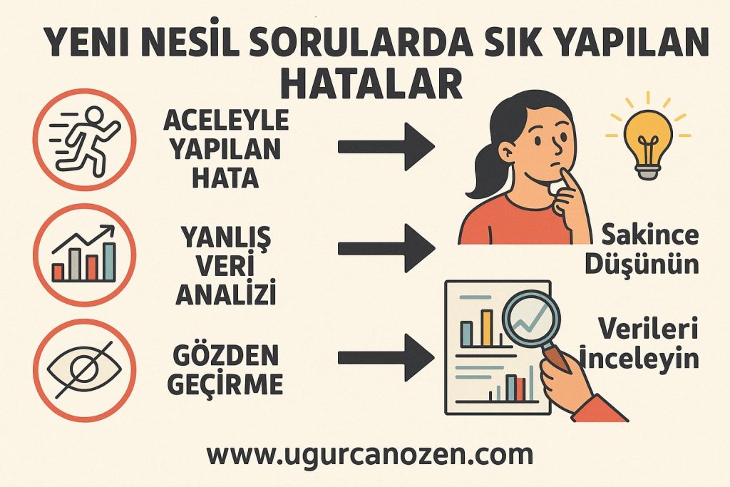 Yeni Nesil Sorularda Yapılan Hatalar